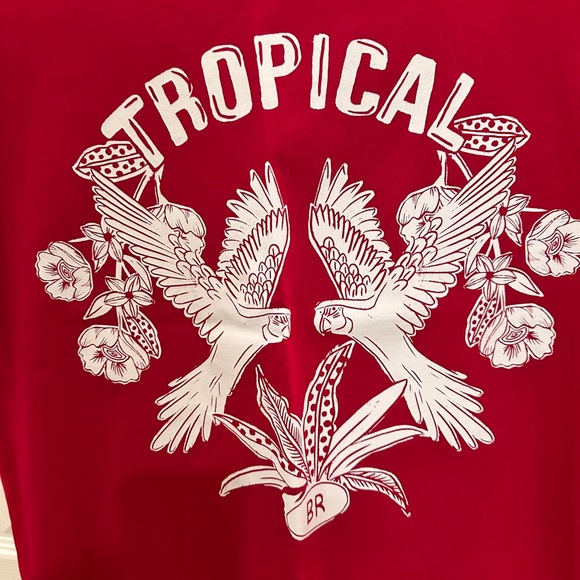 Women’s FARM Rio Red Tropical cotton graphic tee - Picture 2 of 4